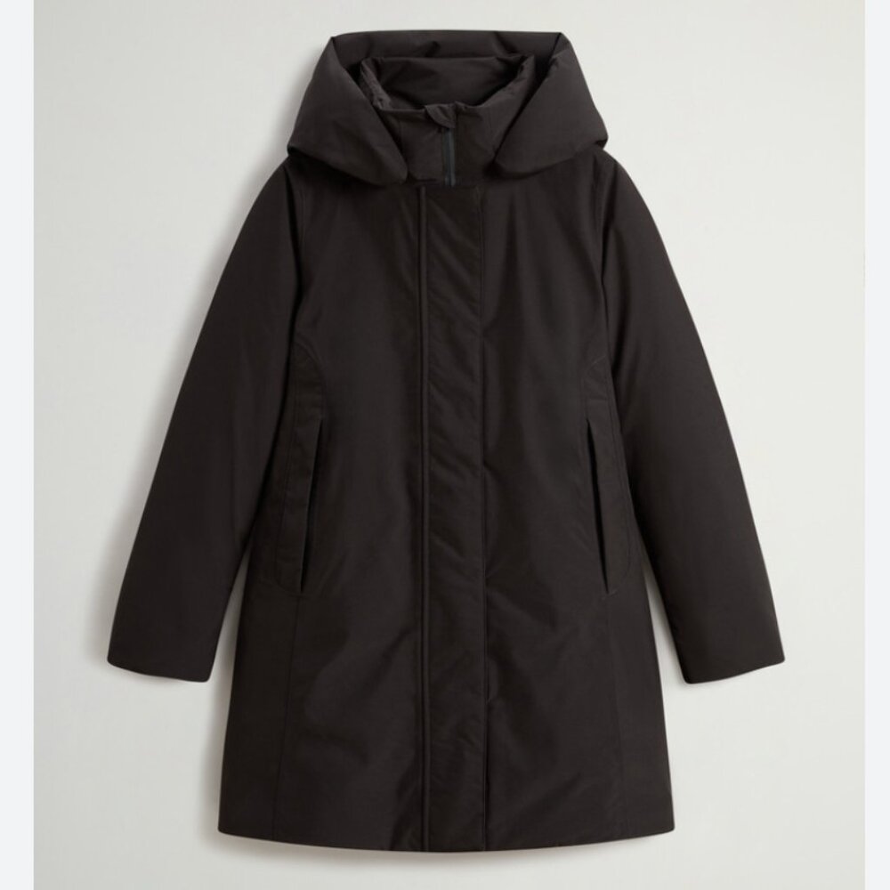Woolrich Women’s Black Down Waterproof Parka Size Small